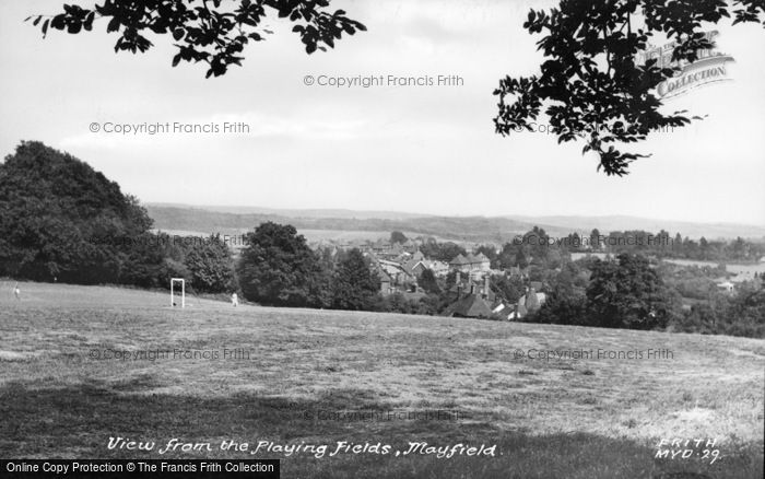 Photo of Mayfield, View From The Playing Fields c.1955