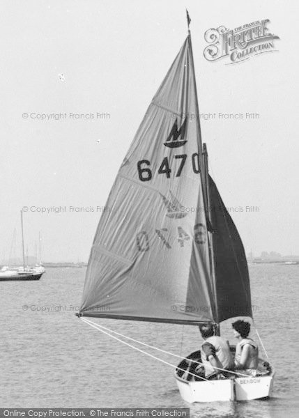 Photo of Maylandsea, Sailing On The River c.1960