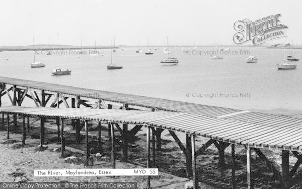 Photo of Maylandsea, The River c.1960