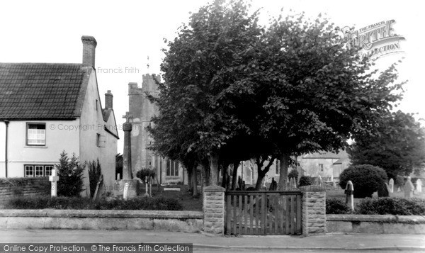 Photo of Meare, The Church And Cross c.1960