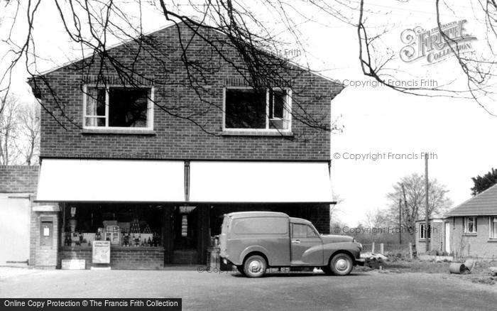 Medstead, Morris Minor Van Outside The Post Office c.1955