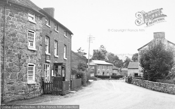 Photo of Meifod, Post Office Corner c.1955