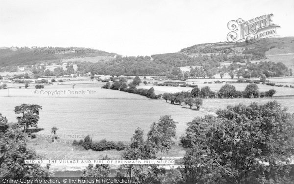 Photo of Meifod, The Village And Part Of Bronmaen Hill c.1960