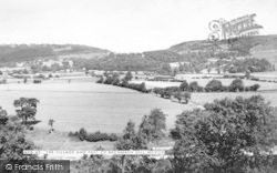 The Village And Part Of Bronmaen Hill c.1960, Meifod