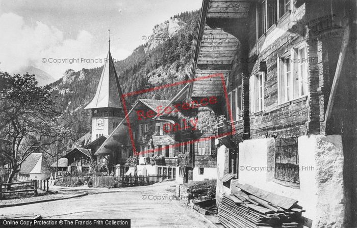Photo of Meiringen, The Village c.1935