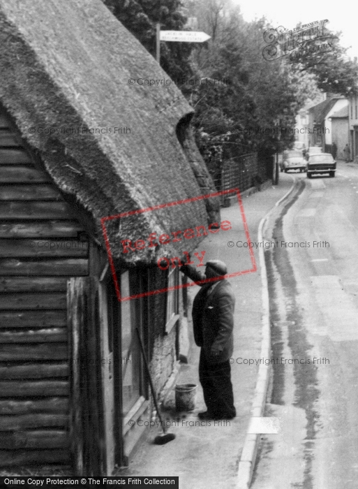Photo of Melbourn, Cleaning The Window c.1965