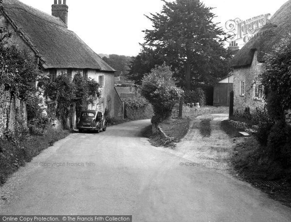 Photo of Melbury Osmond, Old Post Office c.1955