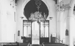 Parish Church Interior c.1965, Meldreth