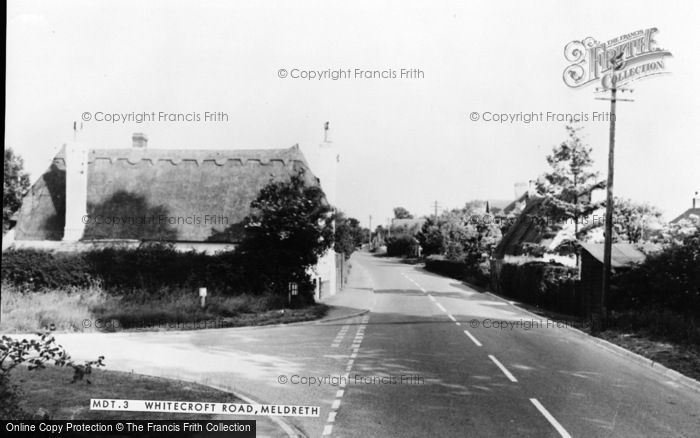 Photo of Meldreth, Whitecroft Road c.1965