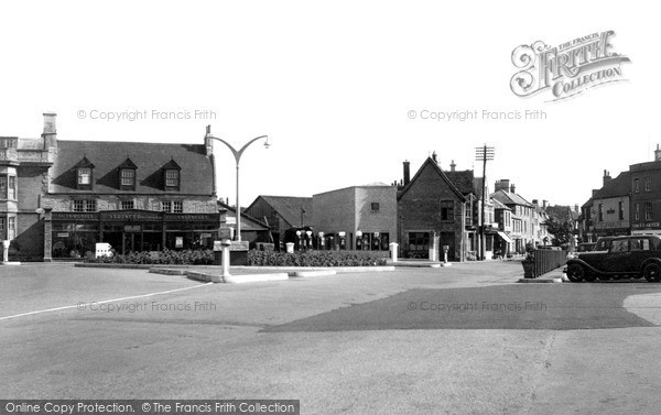 Photo of Melksham, The Roundabout c.1950