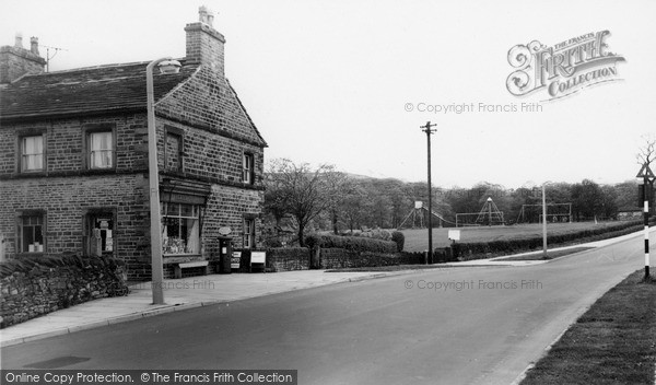 Photo of Mellor, Post Office And Recreation Ground c.1960