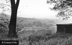 View From The Churchyard c.1955, Mellor