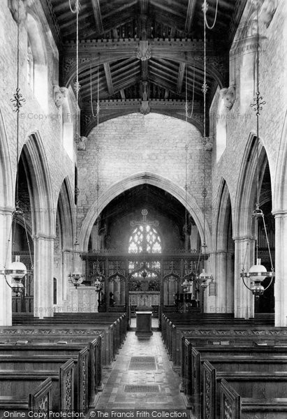 Photo of Mells, Church Interior 1907