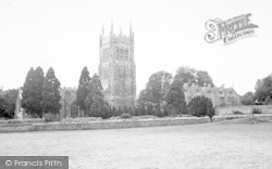 The Church And Manor c.1955, Mells