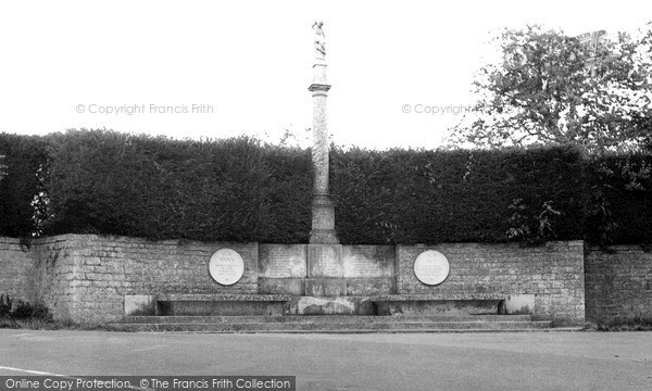 Photo of Mells, The Memorial c.1950