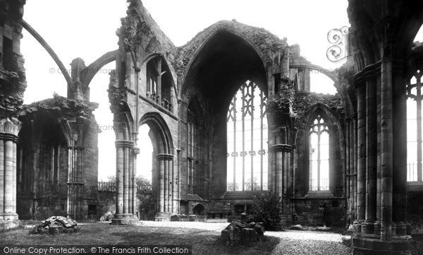 Photo of Melrose, Abbey 1897