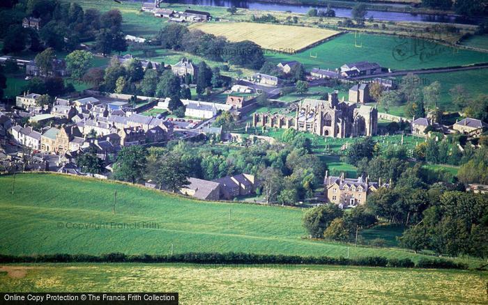Photo of Melrose, Abbey And Town c.1990