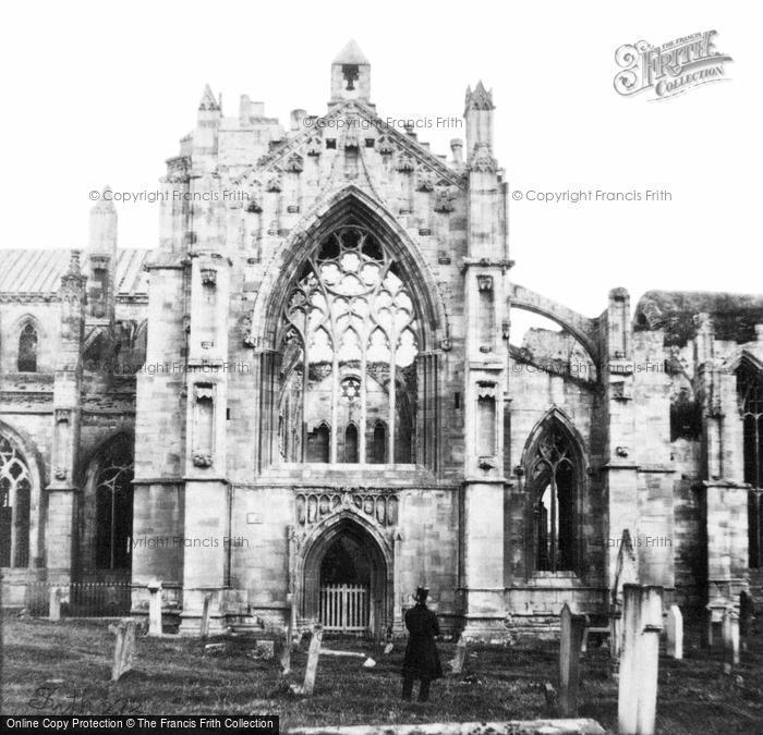 Photo of Melrose, Abbey c.1856