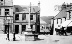 Market Place And Old Cross 1897, Melrose
