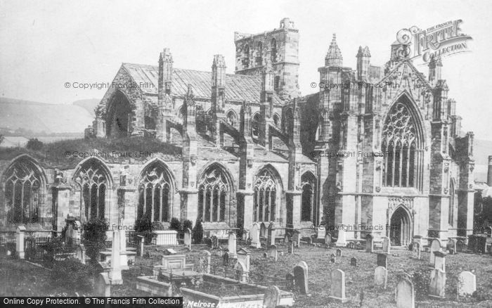 Photo of Melrose, The Abbey 1901
