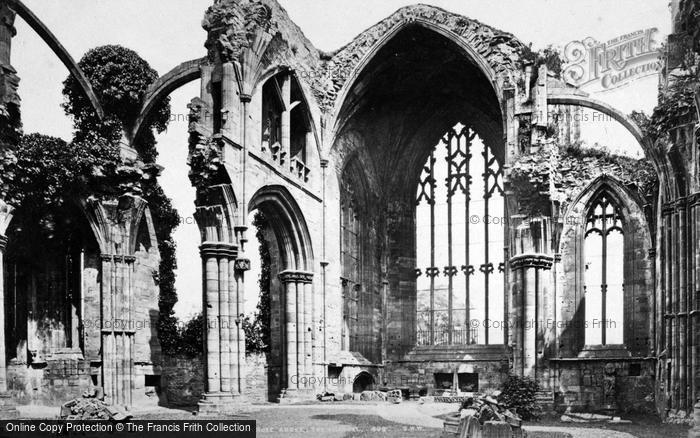Photo of Melrose, The Abbey c.1880