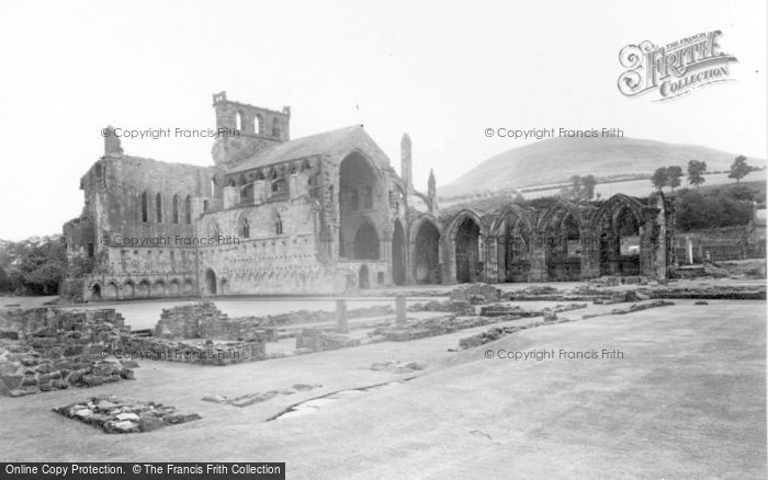 Photo of Melrose, The Abbey c.1955