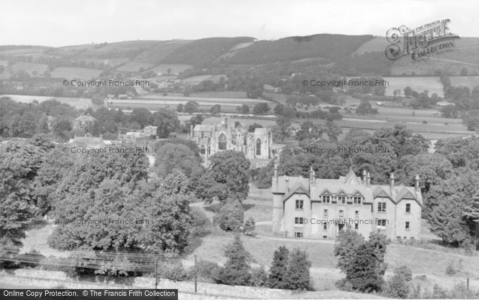 Photo of Melrose, The Abbey From Gallows Brae c.1955