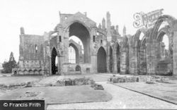 The Abbey From The West c.1955, Melrose