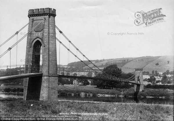 Photo of Melrose, The Suspension Bridge 1901
