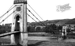 The Suspension Bridge c.1955, Melrose