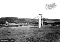 The Suspension Bridge c.1960, Melrose