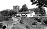 Melsonby, Bridge and Church of St James the Great c1960