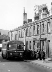 A Bus On Holmfirth Road c.1955, Meltham