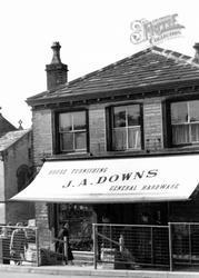 J A Downs Hardware Shop c.1955, Meltham
