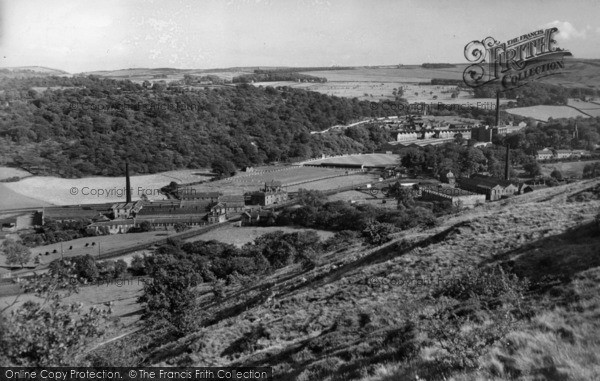 Photo of Meltham, The Mills c.1955