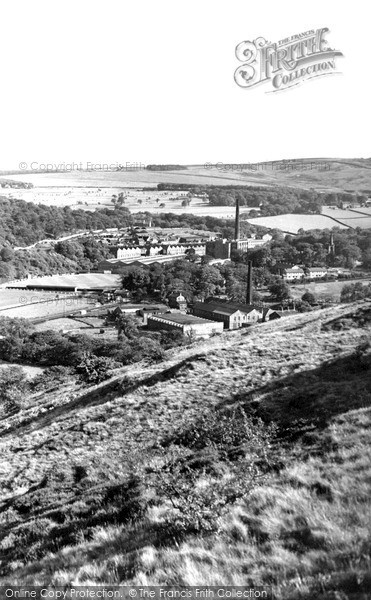Photo of Meltham, The Mills c.1955