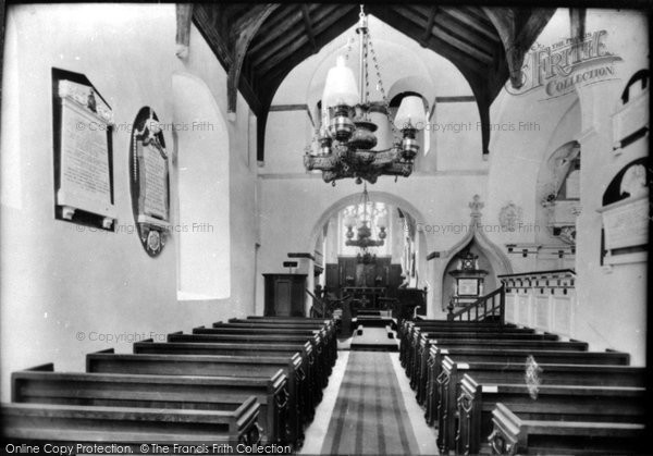 Photo of Melton Constable, The Church Interior 1922