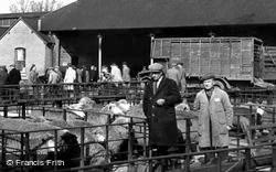 At The Sheep Market c.1955, Melton Mowbray