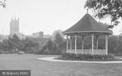 Bandstand And St Mary's Church 1927, Melton Mowbray