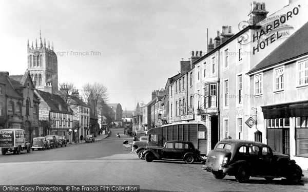 Photo of Melton Mowbray, Burton Street c.1955