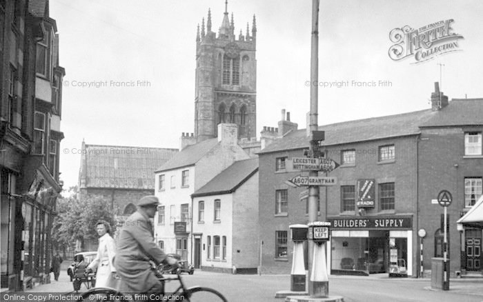 Photo of Melton Mowbray, Burton Street c.1955
