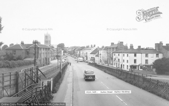 Photo of Melton Mowbray, Burton Street c.1965