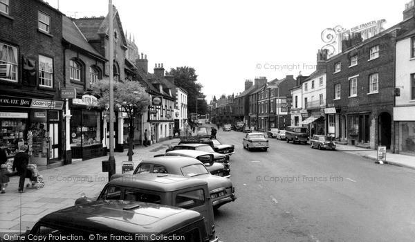Photo of Melton Mowbray, Burton Street c.1965
