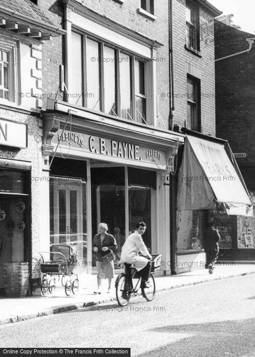 Photo of Melton Mowbray, C.B.Payne's Shop c.1960