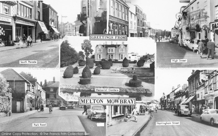 Photo of Melton Mowbray, Composite c.1960