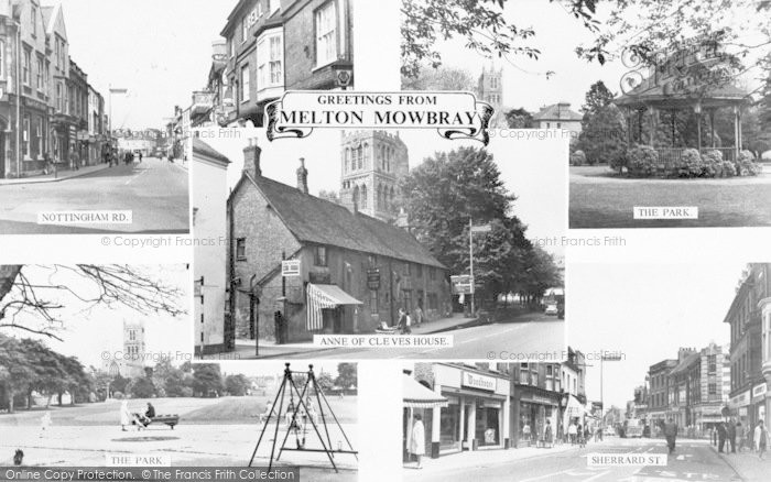 Photo of Melton Mowbray, Composite c.1965