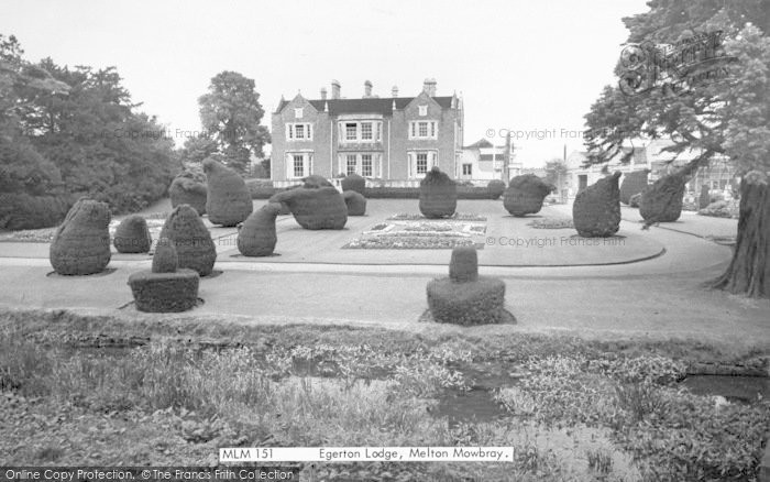 Photo of Melton Mowbray, Egerton Lodge c.1955