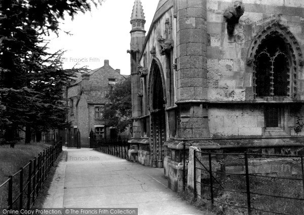 Photo of Melton Mowbray, Galilee Porch c.1950