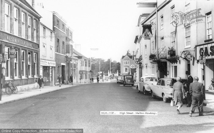Photo of Melton Mowbray, High Street c.1960