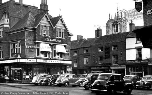 Photo of Melton Mowbray, Market Place c.1955